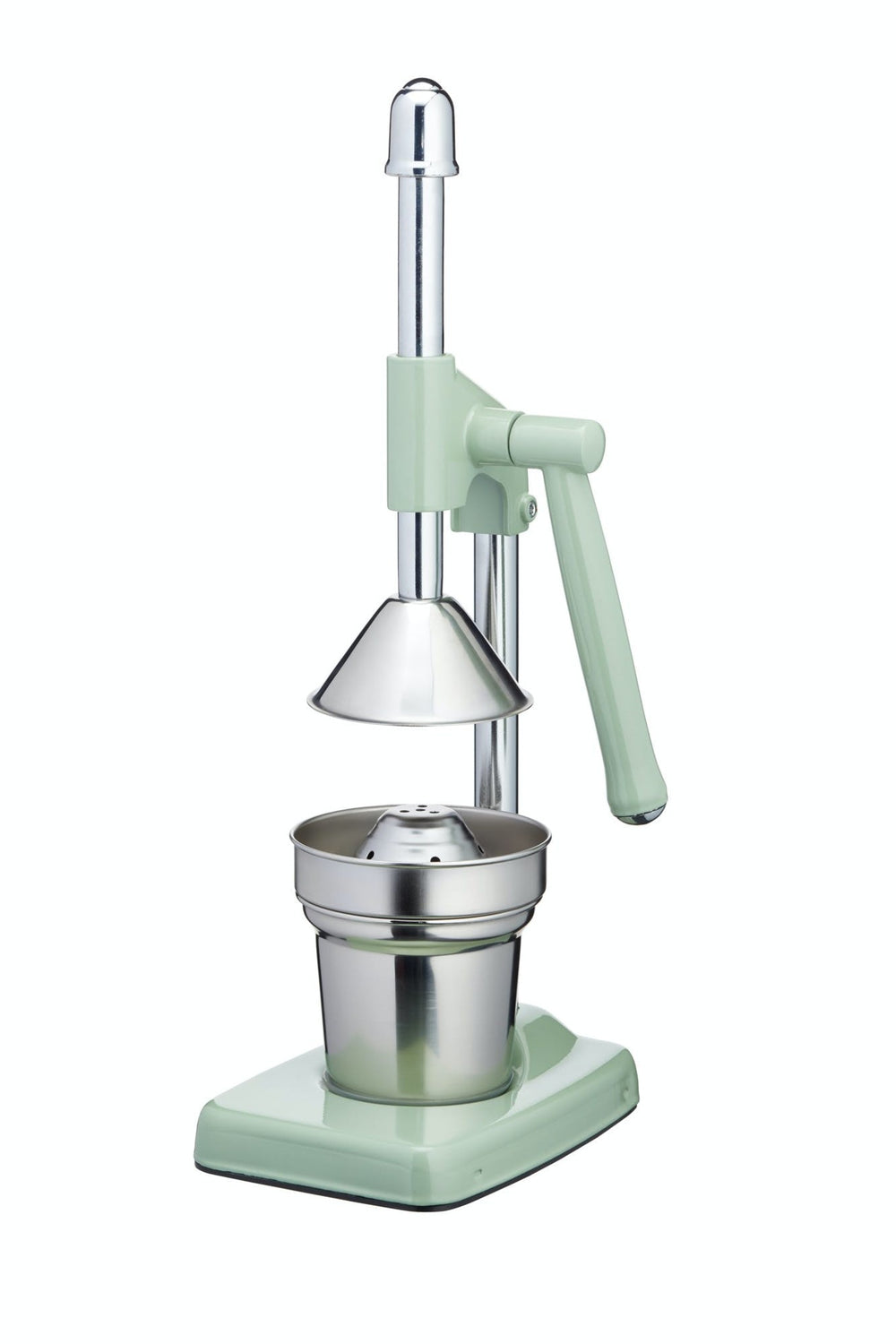 Living Nostalgia Heavy Duty Lever-Arm Manual Orange Juicer - English Sage Green image 1