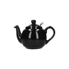 London Pottery Farmhouse 2 Cup Teapot Gloss Black image 1