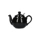 London Pottery Farmhouse 2 Cup Teapot Gloss Black
