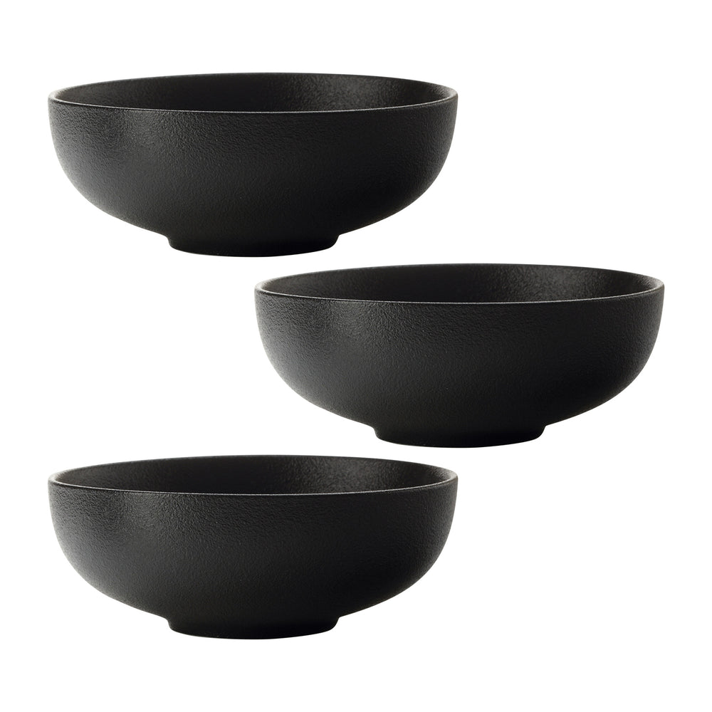 Set of 3 Maxwell & Williams Caviar 19cm Coupe Bowls image 1