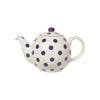 London Pottery Globe 4 Cup Teapot Ivory With Aub Spots image 1