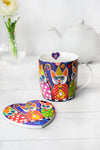 Maxwell & Williams Love Hearts Ceramic 10cm Cup Cup Cup Cakess Square Coaster image 4