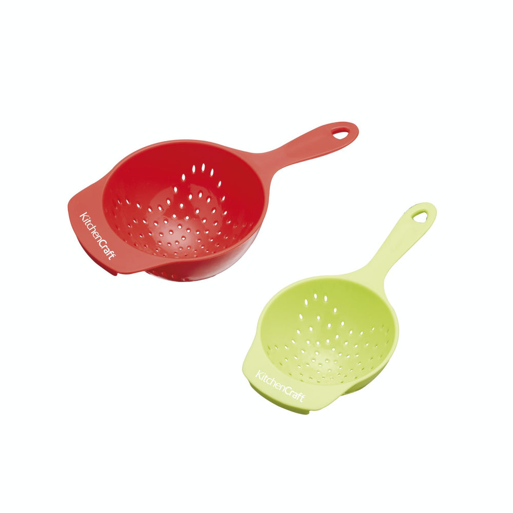 KitchenCraft Set of 2 Mini Colanders image 1