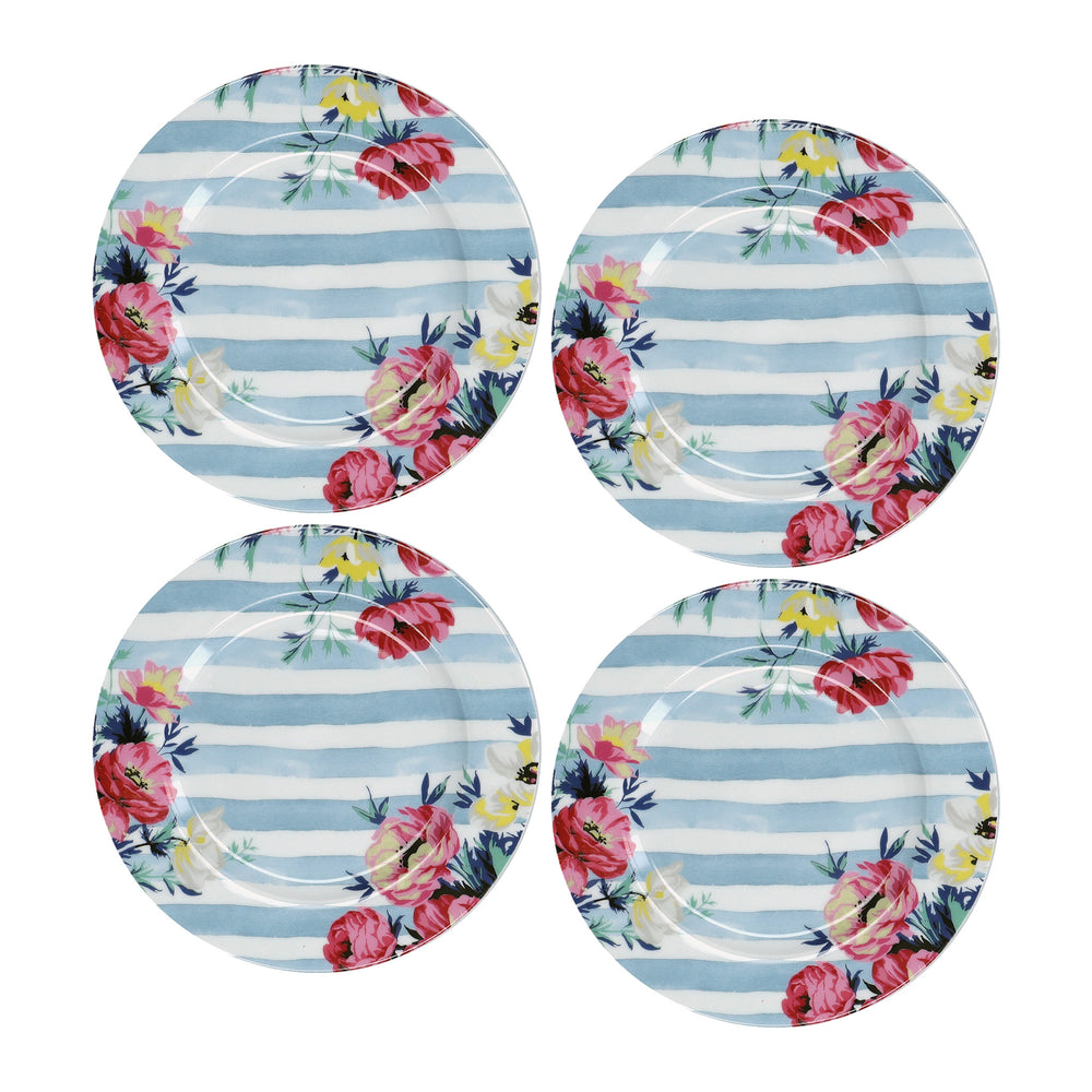 Set of 4 Mikasa Clovelly Porcelain 19cm Side Plates image 1