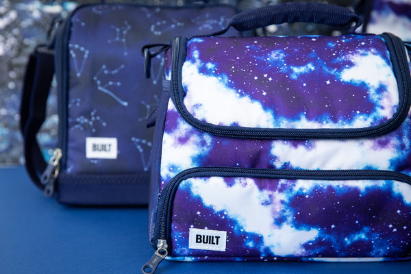 BUILT Prime 6-Litre Insulated Lunch Bag with Compartments, Showerproof Polyester - 'Galaxy' image 4