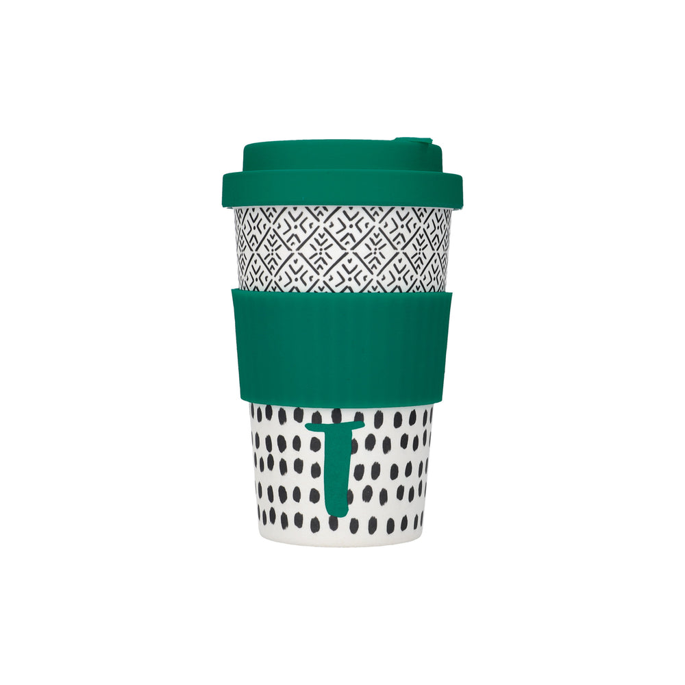 KitchenCraft 410ml Bamboo A to Z Letter 