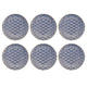 Set of 6 Mikasa Satori 22cm Porcelain Seigaiha Wave Side Plates