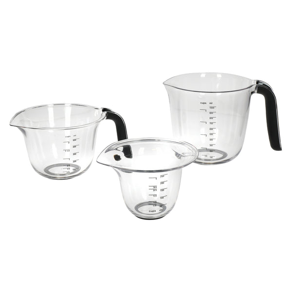 KitchenAid 3pc Measuring Jug Set - Black image 2