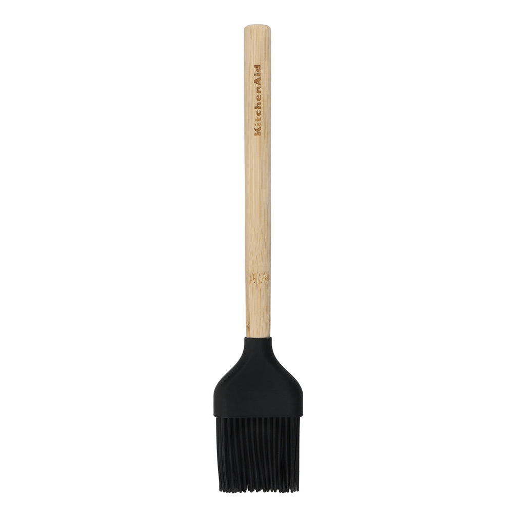 KitchenAid  Bamboo Basting Brush with Heat Resistant and Flexible Silicone Head image 1