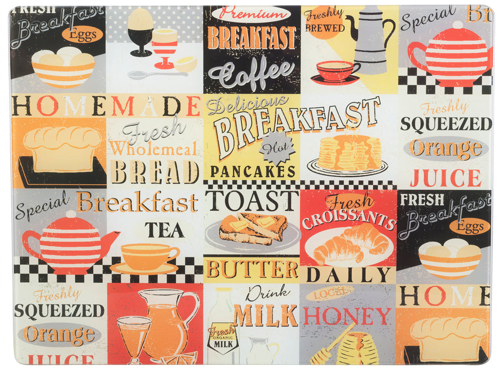 Everyday Home Retro Breakfast Work Surface Protector image 1