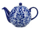 London Pottery Splash Globe 4 Cup Teapot Blue