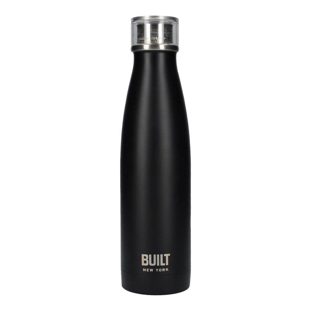Built 500ml Double Walled Stainless Steel Water Bottle Black image 1