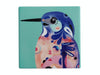 Maxwell & Williams Pete Cromer Ceramic Square 9.5cm Coaster Kingfisher image 1