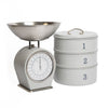 2pc French Grey Bakeware Set including Three-Tier Cake Tin and Mechanical Scale Set image 1