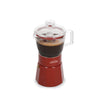 La Cafetière Verona Glass Espresso Maker - 6 Cup, Red image 1