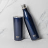BUILT Double Walled 740ml Water Bottle and 590ml Double Walled Travel Mug Set - Midnight Blue image 1