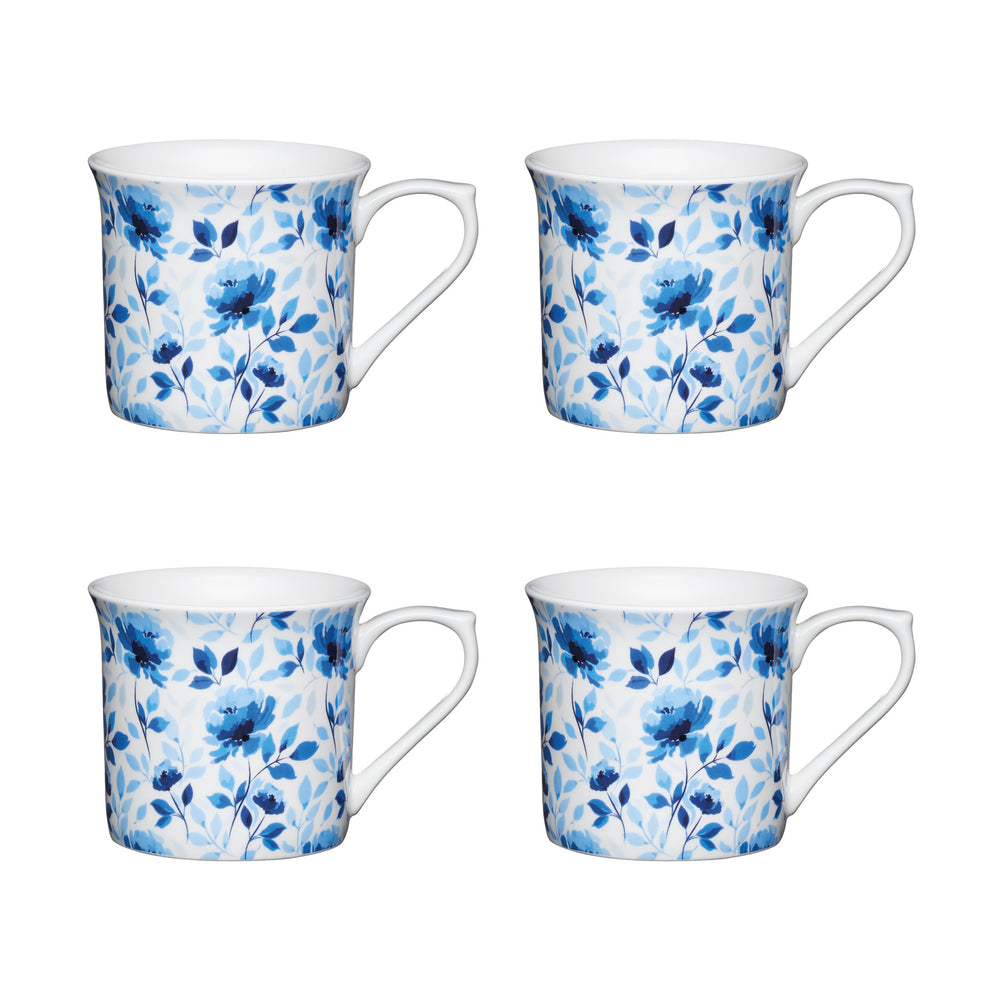 amazon large coffee mugs Blue Calico Large Mug main image 0
