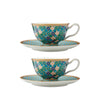 Maxwell & Williams Teas & C's Kasbah Mint 85ml Espresso Cup and Saucer Set