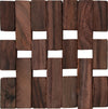 Creative Tops Dark Slatted Wood Pack Of 4 Coasters image 1