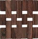 Creative Tops Dark Slatted Wood Pack Of 4 Coasters