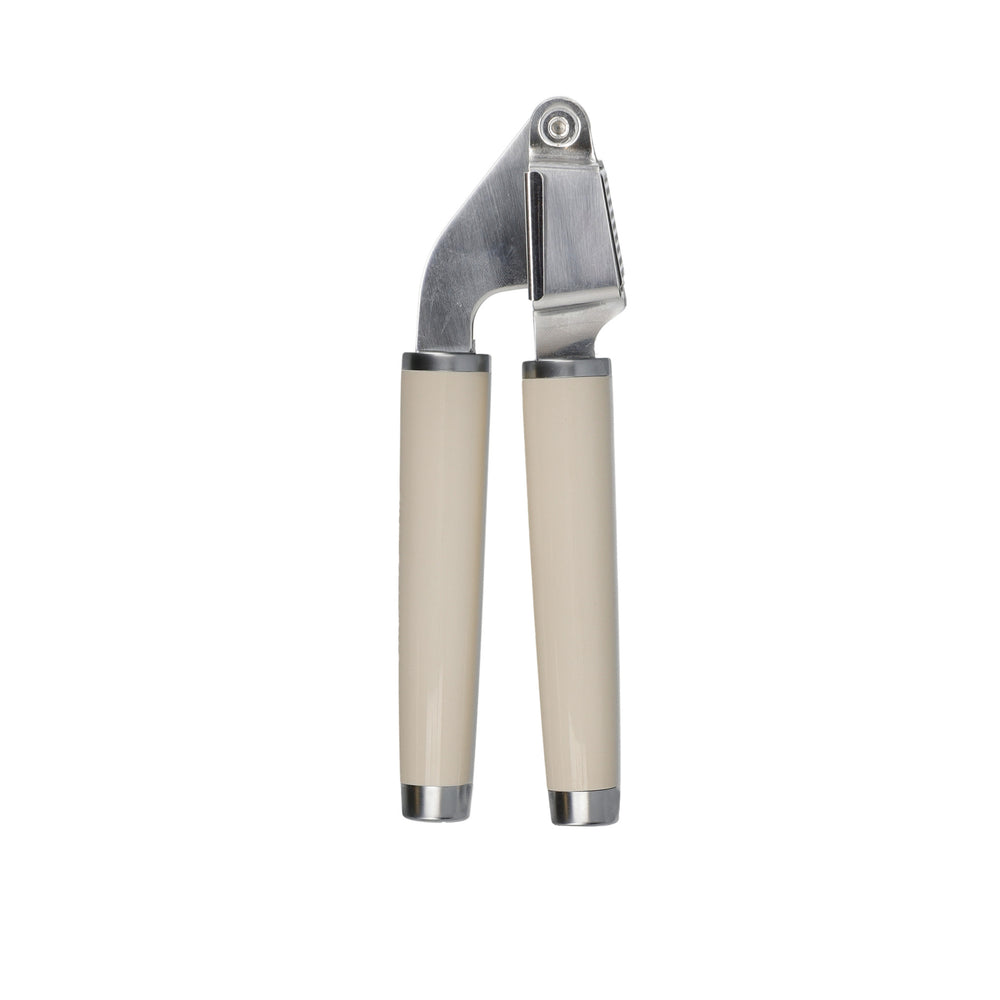 KitchenAid Stainless Steel Garlic Press - Almond Cream image 1