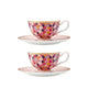 Maxwell & Williams Teas & C's Kasbah Rose 85ml Espresso Cup and Saucer Set