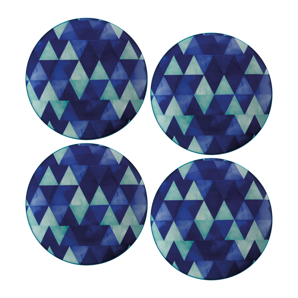 Set of 4 Maxwell & Williams Reef Triangles 20cm Side Plates image 1