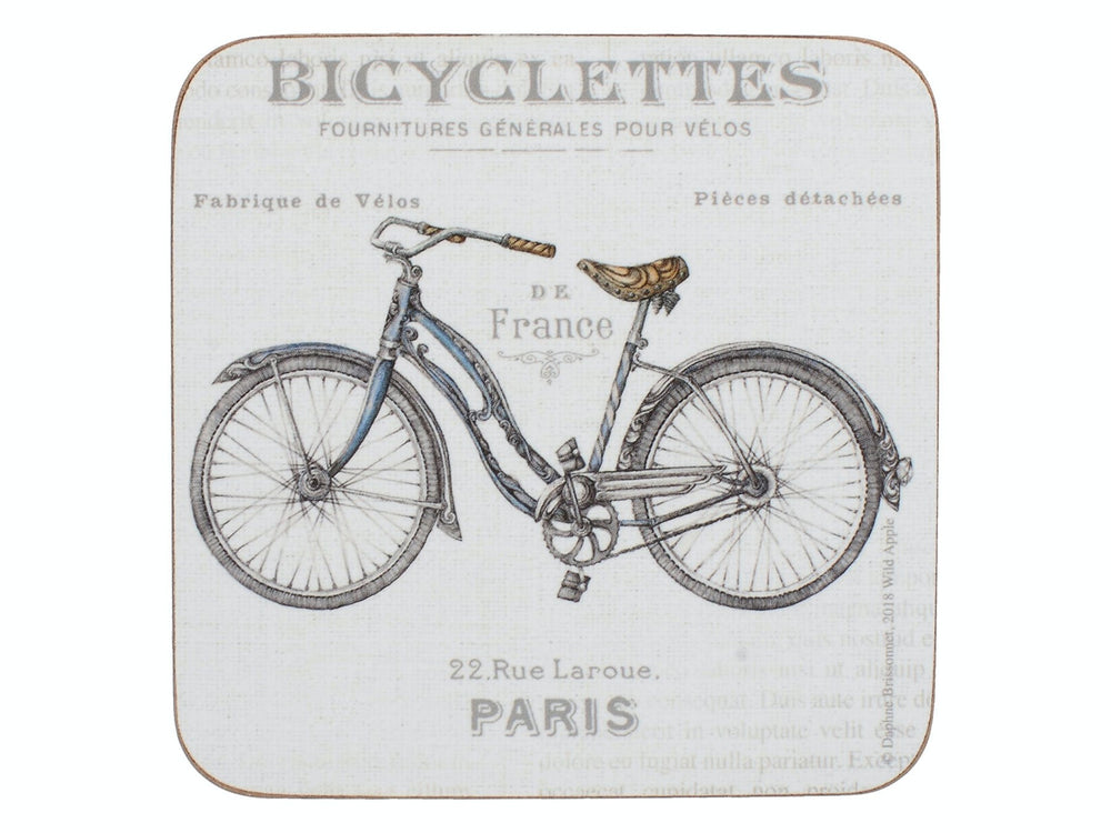 Creative Tops Bicycle Pack Of 6 Premium Coasters image 1