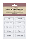 Home Made Pack of 50 Vinyl Herb & Spice Labels image 1