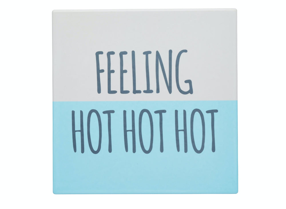 KitchenCraft Square Trivet with Humorous 