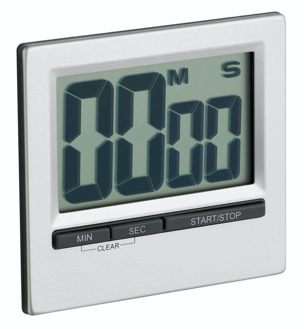 KitchenCraft Large Easy Read Chromed Timer image 1