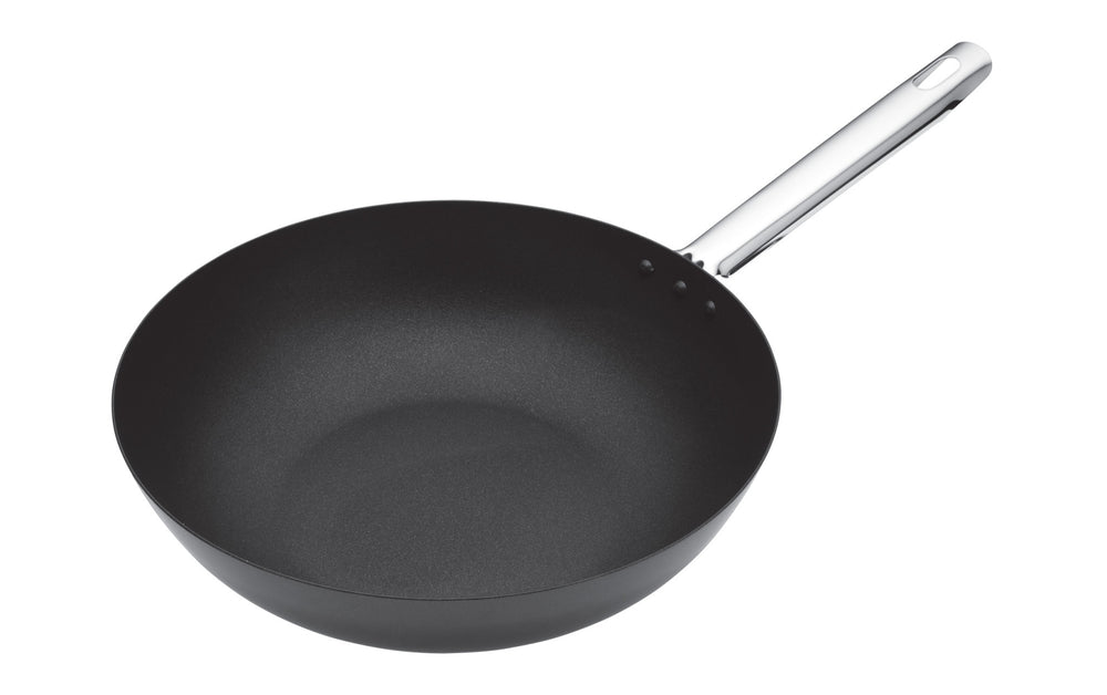 MasterClass Carbon Steel Wok, 30cm image 1