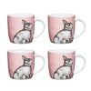 Set of 4 KitchenCraft China Rabbit Mugs image 1
