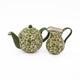 London Pottery Splash® 4 Cup Teapot and Small Jug - Green