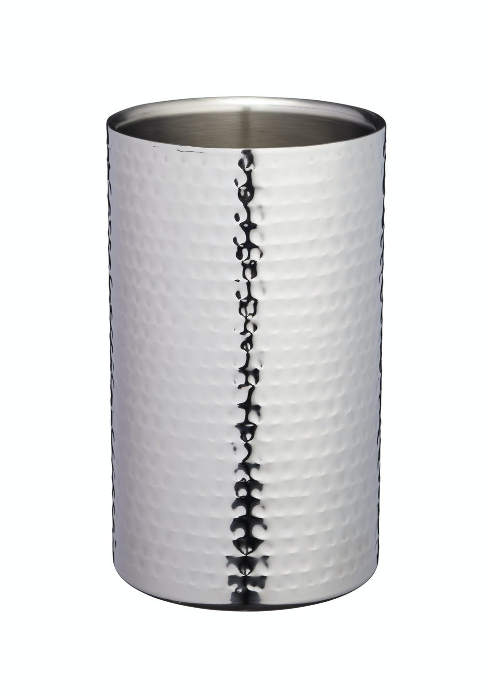 BarCraft Stainless Steel Hammered Wine Cooler image 1