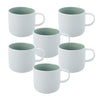 Set of 6 Maxwell & Williams Tint 440ml Mugs Mint image 1