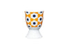 KitchenCraft Retro Flower Spot Porcelain Egg Cup