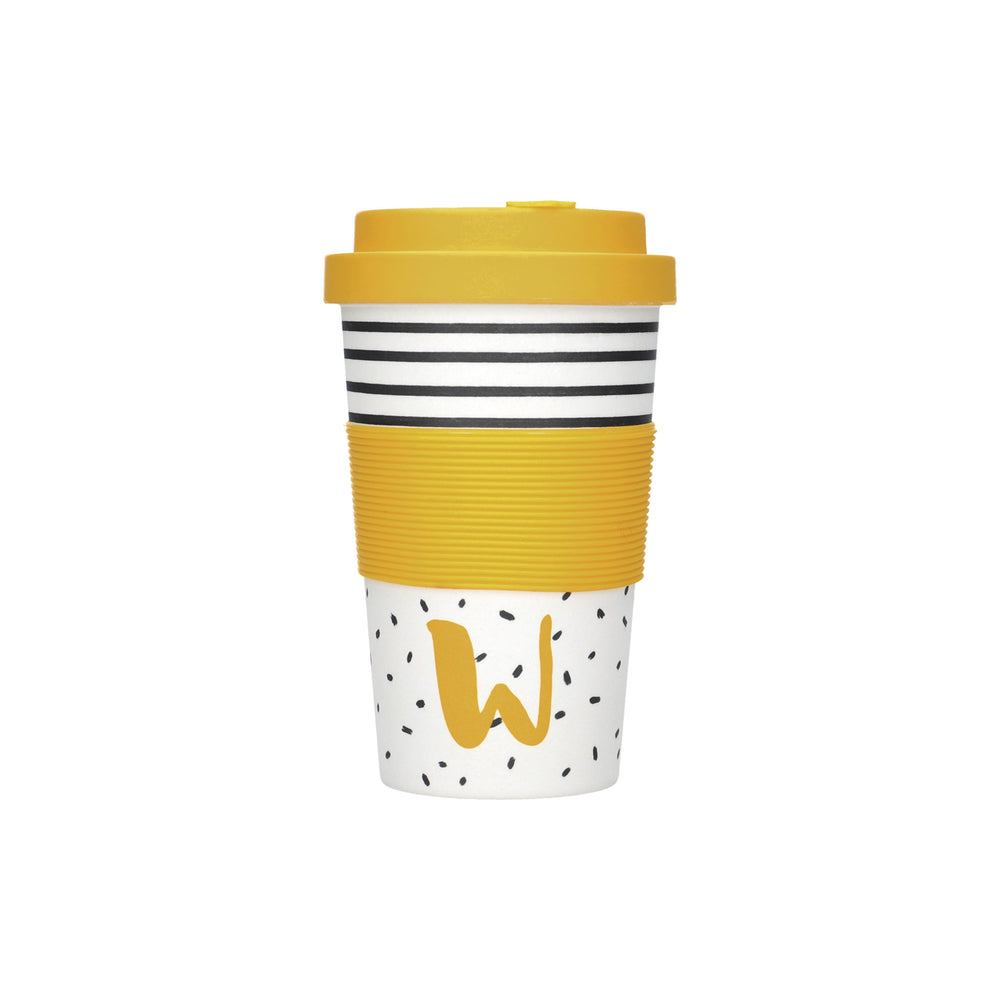 KitchenCraft 410ml Bamboo A to Z Letter 