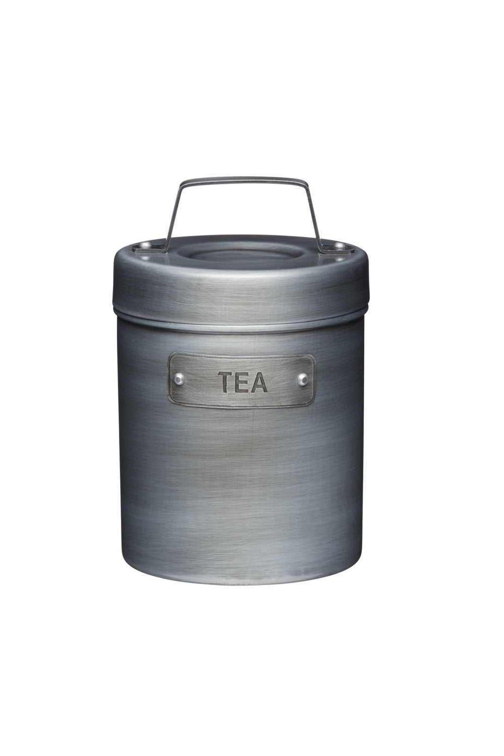 Industrial Kitchen Vintage-Style Metal Tea Caddy image 1