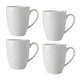 Set of 4 Maxwell & Williams White Basics Coupe Mugs