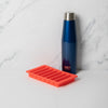 BUILT Perfect Seal 540ml Midnight Blue Hydration Bottle and Water Bottle Ice Cube Tray in Red Set image 1