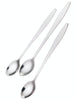 KitchenCraft Set of 3 Stainless Steel Ice Cream / Soda Spoons
