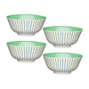 Set of 4 KitchenCraft Moroccan Style Lime Hues Ceramic Bowls image 1