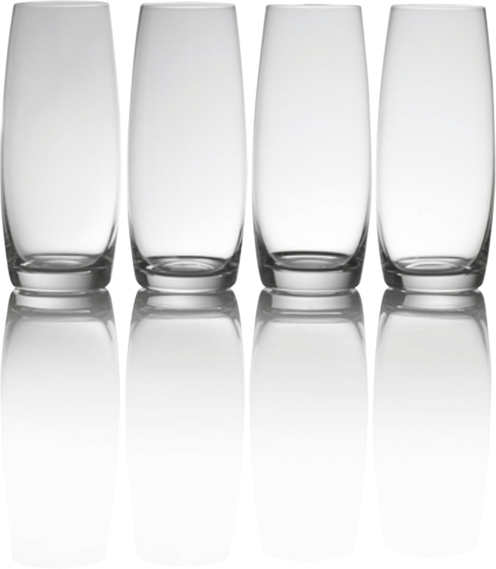 Mikasa Julie Set Of 4 9oz Stemless Flute Glasses, 266ml image 1