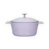 MasterClass Lavender Cast Aluminium Casserole Dish with Lid, 2.5L image 1