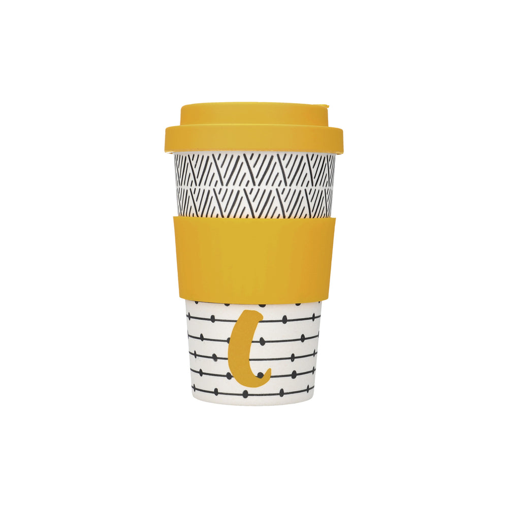 KitchenCraft 410ml Bamboo A to Z Letter 