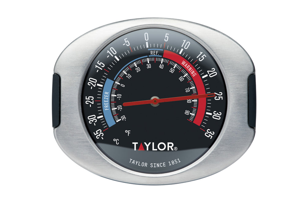 Taylor Pro Stainless Steel Fridge and Freezer Thermometer image 1