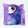 2pc Owl Hydration Travel Set with 500ml Double Walled Insulated Bottle and Cotton Tote Bag