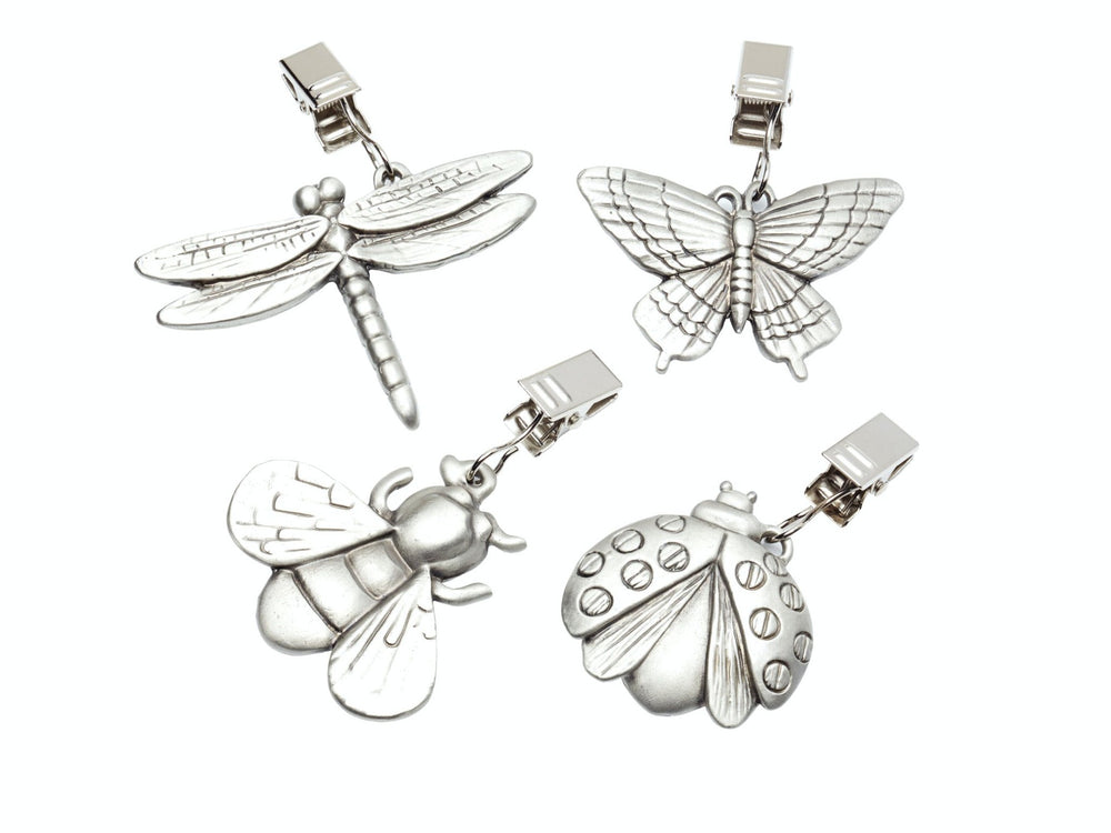 KitchenCraft Set of 4 Solid Pewter Table Cloth Weights image 1