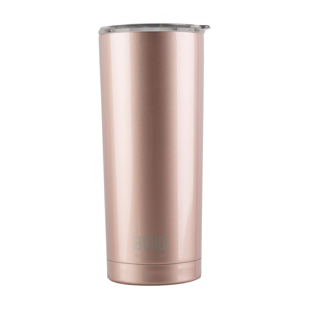 Built 590ml Double Walled Stainless Steel Travel Mug Rose Gold image 1